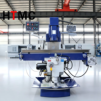 Machine de perçage et de fraisage verticale et horizontale multifonctionnelle ZX6332, corps en fonte haute précision, DRO 3 axes en option, petite taille pour moules