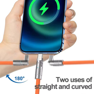 Produits les plus vendus 2025 UUTEK UC016 Câble <span class=keywords><strong>Micro</strong></span> <span class=keywords><strong>USB</strong></span> en TPE de 1 m avec rotation à 180 degrés pour smartphone, câble <span class=keywords><strong>USB</strong></span> de charge rapide 2A - Product Image 3