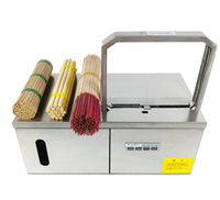 Machine de cerclage automatique à thermoscellage pour liasses de billets, compatible avec bande OPP de 12 mm de large