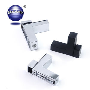 ที่ยึดจอฝักบัวทำจากโลหะแบบปรับได้สำหรับโครงสร้างที่หนีบกระจกในห้องน้ำคลิปหนีบกระจกสำหรับรองรับตัวยึดกระจก - Product Image 3