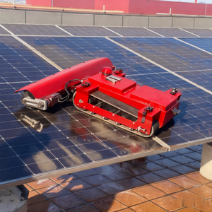 Robot de nettoyage de panneaux solaires à chenilles haute efficacité |   Nettoyeur solaire automatique pour parcs photovoltaïques - Product Image 4
