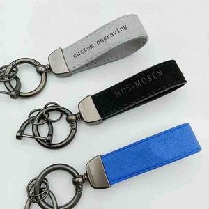Wholesale <b>Custom</b> logo Fashion Charm Advertising Gift Buckle Car Brand Leather Metal <b>Keychain</b> - Product Image 1