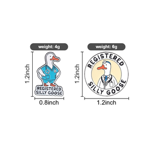 Broche en émail drôle 'Silly Goose' pour médecins et infirmières, badge de revers, bijou fantaisie, cadeau pour médecins - Product Image 6