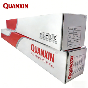 Cinta Adhesiva de PVC y Papel de Doble Cara con Superficie Brillante, Grosor de 0.1 mm, Revestimiento Amarillo para Materiales de Póster, Fuerte Adhesión - Product Image 5