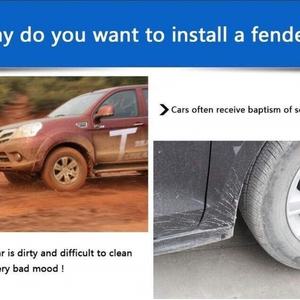 Garde-boue pour TOYOTA FORTUNER 2016-UP, pare-boue, accessoires auto, extensions d'ailes - Product Image 4