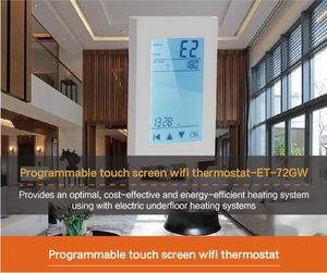 Système de chauffage au sol électrique <span class=keywords><strong>thermostat</strong></span> wifi <span class=keywords><strong>thermostat</strong></span> de chauffage électrique câblage <span class=keywords><strong>thermostat</strong></span> de chauffage électrique - Product Image 6