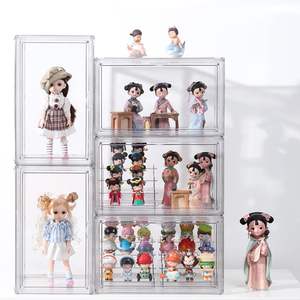 Porte magnétique Jouet Collection Protection Vitrine Antipoussière Empilable Clair Présentoir Acrylique Figurines Vitrine - Product Image 4