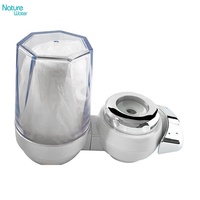 Filtre à eau portable à double étage pour robinet, purificateur d'eau intelligent avec douchette pour usage extérieur, auto-nettoyant