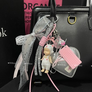 2026 New Design Accessory Keychain Fashion Pendants Charms Action Figure <b>Doll</b> Bag Charms Luxury Girls Gift Wholesale - Product Image 2