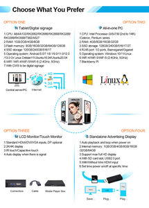 Trong Nhà Kỹ thuật số biển Totem 55 inch tầng đứng LCD màn hình cảm ứng quảng cáo hiển thị kiosk - Product Image 5