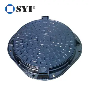 中国圆形框架EN124 D400铸造球墨铸铁井盖制造商
