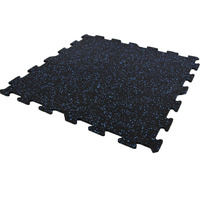 Anti-Fatigue Interlocking Gummimatten Bodenbelag für Home Gym Garage 24 "X 24" X 8mm
