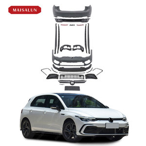 Accessoires de voiture en plastique non peints de 2019 pouces Articles de pare-chocs pour Volkswagen <span class=keywords><strong>Golf</strong></span> <span class=keywords><strong>8</strong></span> Update R-Line <span class=keywords><strong>Style</strong></span> Body Kit - Product Image 1