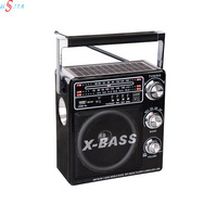 HS-2884 Portable Trolly Outdoor Solarenergie Usb/TF Am Fm Sw WELT EMPFÄNGER Wiederauf lad bares Radio