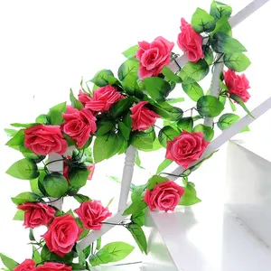 China Supplier artificial rose hanging vine