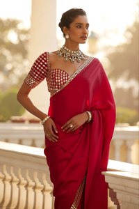 Đẹp Nhất Cao Cấp Pháp Crape Lụa <span class=keywords><strong>Saree</strong></span> Hiện Đại Nặng Bất Gương Làm Việc Biên Giới Tôn Tạo Mới Nhất Bộ Sưu Tập Đảng Nhanh Chóng - Product Image 4