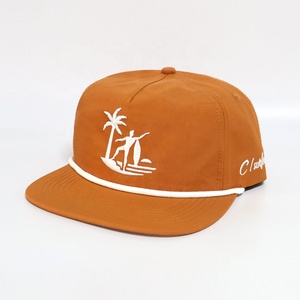 Gorras de Surf para Mujer, Personalizadas al por Mayor, de 5 Paneles, Estilo Snapback, de Nailon, Sin Estructura, Ligeras, de Secado Rápido, Impermeables - Product Image 1