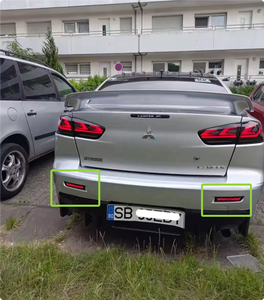 Pour Mitsubishi <span class=keywords><strong>LANCE</strong></span> EX Evolution X Outlander Feux Arrière à LED de Pare-chocs Réflecteurs Feux de Freinage Clignotants 3 Fonctions - Product Image 2