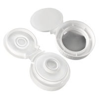 Compte-gouttes couvercle de distribution de poudre, couvercle de distribution de poudre, bec en plastique bouteille bouchon en aluminium, pot torsadé, bouchon rotatif d'huile