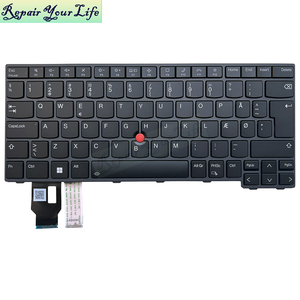DM <span class=keywords><strong>Denmark</strong></span> Backlit bàn phím máy tính xách tay cho Lenovo ThinkPad p14s Gen 3 T14 L14 Gen 3 T14 Gen 4 sn21d67682 5n21d68074 với khung - Product Image 1