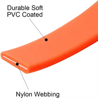 NOVIPET Ensemble laisse et collier pour chien en PVC imperméable, couleur unie, personnalisable pour la promenade et l'entraînement, respectueux de l'environnement