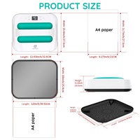 Presse à chaud manuelle portable tout-en-un, nouvelle, 12x10 pouces |   Pour la sublimation de t-shirts et le transfert de vinyle thermocollant pour les entreprises nomades et à domicile