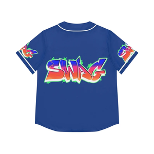 เสื้อเบสบอลแบบกำหนดเอง สไตล์เรโทร ผลิตจากโพลีเอสเตอร์ 100% ระบายอากาศได้ดี ซับเหงื่อ แห้งเร็ว สวมใส่สบาย คอเฮนลีย์ พิมพ์ลายดิจิทัล - Product Image 1