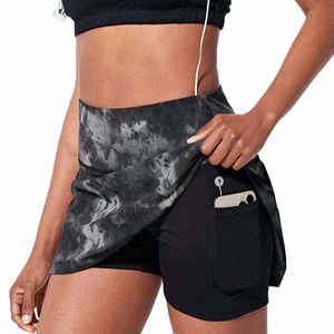 Falda Deportiva Personalizada Antiexposición de Nylon y Spandex para Fitness y Tenis, Muestra de Pedido, Pantalones Cortos Deportivos para Mujer, Culottes para Correr - Product Image 6
