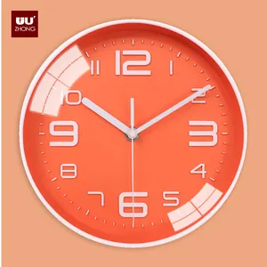 Haupt dekoration Geschenk 3D-Uhr einfache runde 12 Zoll 8 Zoll Schreibtisch Tisch uhr