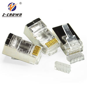 Connecteurs pour câbles Cat8 UTP, deux connecteurs Cat6 pour la connexion au réseau Cat5e Cat5, prise RJ45 sans outil <span class=keywords><strong>RJ4</strong></span> - Product Image 3