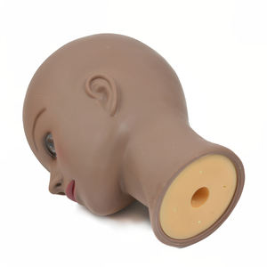 <span class=keywords><strong>T</strong></span>ête de mannequin chauve faisant une perruque <span class=keywords><strong>t</strong></span>ête de poupée de cosmétologie professionnelle pour la fabrication de perruque affichant des cheveux de lunettes avec des épingles en <span class=keywords><strong>T</strong></span> - Product Image 5