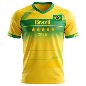 Maglietta Argentina 2026 da Uomo 100% Poliestere Stampa Sublimatica 180g TNOS Maglia Sportiva Stelle Selezione - Product Image 1