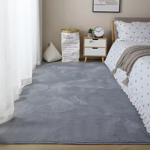 软垫聚酯仿羊绒非常柔软宠物友好型纯色OEM ODM酒店地毯墙到墙 - Product Image 5