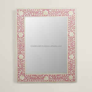 Miroir mural moderne en incrustation d'os fait à la main, écologique, de qualité supérieure, très populaire pour la décoration de salle de bain, décontracté, meilleurs prix - Product Image 2