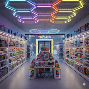 Lumière en nid d'abeille hexagonale pour la salle de sport à domicile et la salle de fitness, luminaires lumineux pour les espaces de sport - Product Image 2