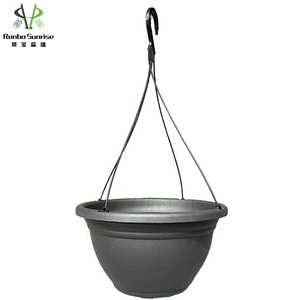 Pour Ronbo Sunrise facile à remplir Pot de fleur artificielle suspendu <span class=keywords><strong>balcon</strong></span> panier planteur pour jardin pour <span class=keywords><strong>balcon</strong></span> Patio ou cour - Product Image 2