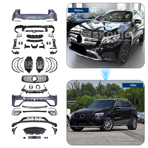SKOUIO-Y5 ODM autody System paraurti anteriore posteriore parafango Spoiler posteriore Upgrade Body Kit per <span class=keywords><strong>Mercedes</strong></span> Benz <span class=keywords><strong>GLC</strong></span> X253 2020 2021 2022 - Product Image 2