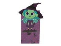 Sac cadeau haut de gamme personnalisé avec logo, écologique, pour biscuits d'Halloween, décoration de fête, fond carré, auto-scellant