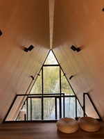 Maison/Cabane/MAISON MODULAIRE préfabriquée moderne et détachable en forme de A pour Airbnb/camping/centre de villégiature