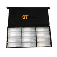 Malette de rangement de lunettes de soleil EVA, valise de stockage de grande capacité, valise à roulettes avec impression personnalisée, en promotion