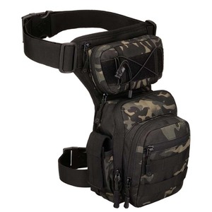 야외용 허벅지 가방 패니 팩 스포츠 전술 벨트 파우치 오토바이 사이클링 하이킹 여행용 드롭 레그 허리 가방 (남성용) - Product Image 2