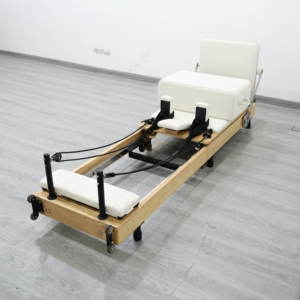 Cama con núcleo de <span class=keywords><strong>Pilates</strong></span> de madera de roble duradera de alta calidad, portátil y plegable a bajo precio para estudio de fitness y trabajo corporal - Product Image 6