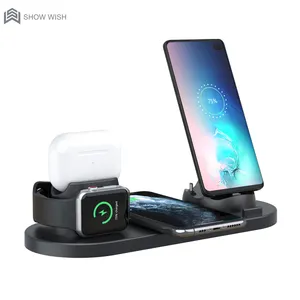 VALDUS nuovi arrivi 2023 6 In 1 Qi Wireless Charging Innovation General Mobile Phones caricabatterie Wireless universale