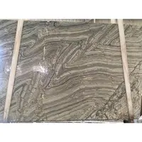 Fossil pedra slabs mesa de café telhas chão cinza mármore
