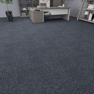 Dalles de moquette de bureau 50x50, insonorisation, prix bas, dalles de moquette bon marché, revêtement de <span class=keywords><strong>sol</strong></span> de bureau, dalles de moquette carrées de luxe pour usage commercial - Product Image 5