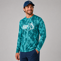 Chemises de soleil personnalisées par sublimation UPF 50 à manches longues pour la pêche, pour hommes et femmes