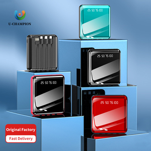 10000mAh Mini Power Bank Batería externa portátil Powerbank Cargador de teléfono Micro USB Slim powerbank 5000mAh - Product Image 1