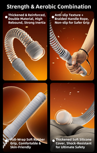 <span class=keywords><strong>Cuerda</strong></span> de Batalla Deportiva para Entrenamiento de Fuerza de Brazos en Casa, <span class=keywords><strong>Cuerda</strong></span> Grande Multifuncional sin Cables - Product Image 4