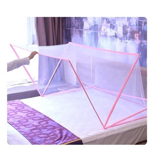 Mosquitera Plegable de Fibra de Vidrio con Cortinas para Camas, Ideal para Clima Tropical - Product Image 2