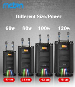 Venta al por mayor 2019 SD Tarjeta de música estéreo portátil trolley parte al aire libre sistema de altavoces - Product Image 6